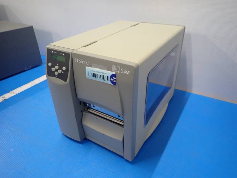 Zebra&nbspStripe S4M Thermal Printer  power tested only  Includes CAB-AC power cable