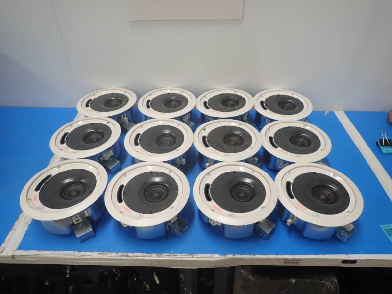 Lot of Extron SI 3CT LP ceiling speakers  12 speakers total