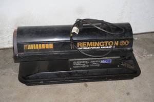 lot 47 image: Remington 50 Portable Forced Air Torpedo Heater