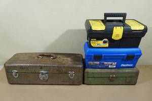 lot 68 image: 4 Tackle Boxes with Assorted Tackle