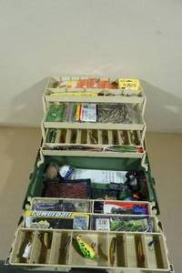 lot 70 image: Plano Tackle Box Filled with Tackle