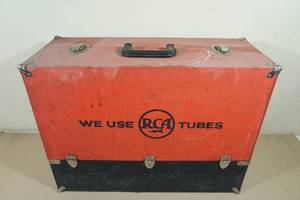lot 126 image: Antique RCA Vacuum Tube Dealer Display with Tubes