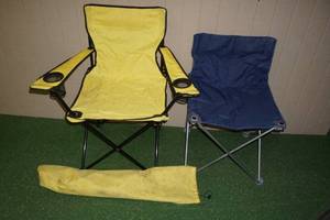 lot 156 image: 2 Folding Camping Chairs