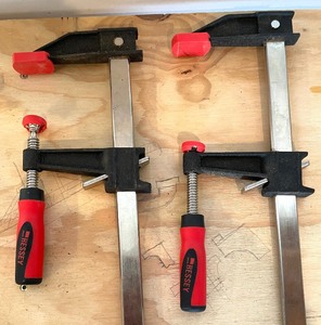 lot 135 image: 5 Clamps by Bessey, DeWalt and More
