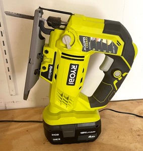 lot 103 image: Ryobi Blade Saver Jigsaw with Battery and Charger