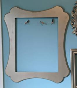 lot 15 image: Decorative Silver Wood Wall Frames