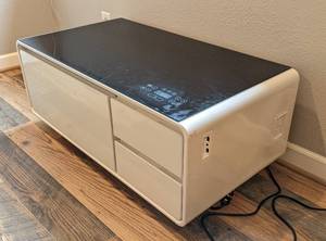 lot 19 image: Sobro Smart Coffee TableRefrigerator