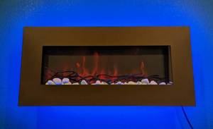 lot 20 image: Electric Wall Mount Fireplace