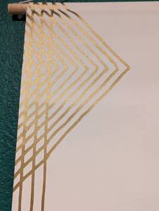 lot 24 image: Geometric Gold Wall Hanging