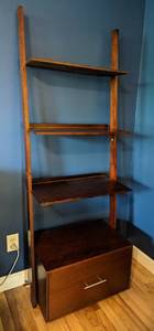 lot 32 image: Pair of Ladder Bookshelves