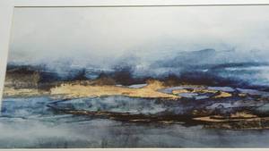 lot 33 image: Pair of Framed Decorative Abstract Prints