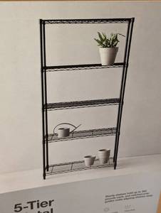lot 69 image: New Target 5 Tier Metal Shelving Unit