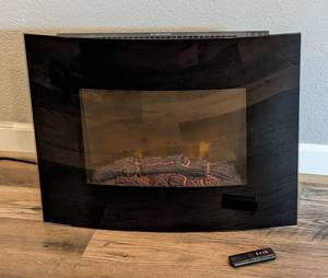 lot 71 image: Indoor Electric Wall Mount Fireplace