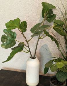lot 152 image: Decorative Potted Faux Foliage