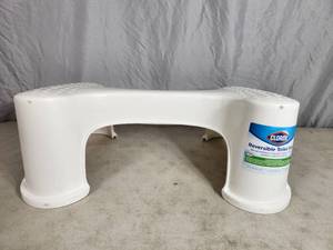 lot 21 image: New Clorox Reversible Toilet Stool  Squatty Potty
