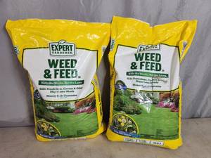 lot 42 image: 2 New 13 lb bags of Weed and Feed