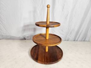 lot 46 image: New 3 Tier Wood Display