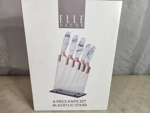 lot 48 image: New Elle Decor 6 Piece Knife Set