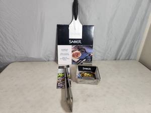 lot 53 image: 3 New Saber Grilling Accessories