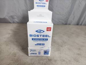 lot 74 image: New Case of Biosteel Hydration Mix - White Freeze