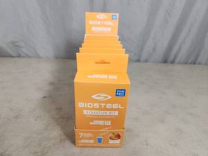 lot 78 image: New Case of Biosteel Hydration Mix - Peach Mango