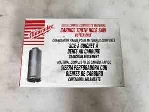 lot 88 image: New Milwaukee Carbide Tooth Hole Saw 3