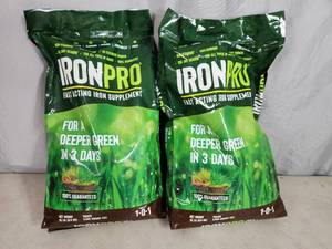 lot 141 image: 2 New 15 lb Bags of Iron Pro
