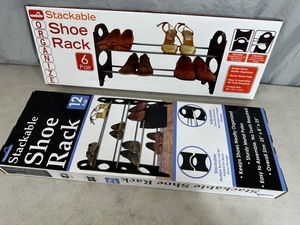 lot 137 image: 2 New Shoe Racks
