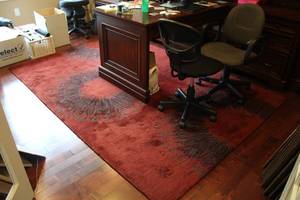 lot 926 image: Crate & Barrel Corona Rug Area Throw Rug 9x6