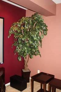 lot 953 image: 7 Faux Potted Tree
