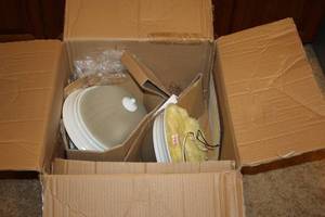 lot 959 image: Lot of (2) 12-12 Ceiling Light (in box)