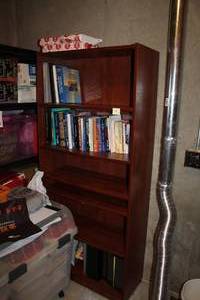 lot 963 image: 6-tier Wood Bookcase