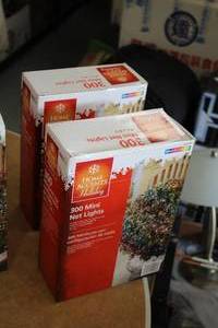 lot 1007 image: Lot of (2) Home Accents Holiday 300 Mini Net Lights