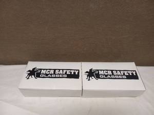 lot 40 image: 2 NEW BOXES OF MRC SAFETY GLASSES