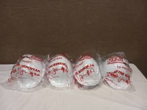 lot 41 image: 4 NEW ERB HARD HATS