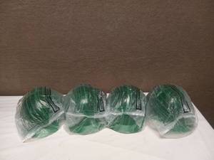 lot 42 image: 4 NEW ERB HARD HATS GREEN