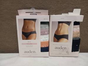 lot 45 image: 2 NEW WOMENS AUDEN COTTON HIPSTERS SIZE XS