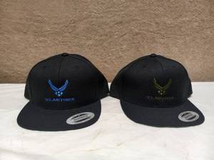 lot 55 image: 2 NEW U.S. AIR FORCE HATS