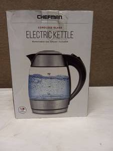 lot 58 image: CHEFMAN ELECTRIC TEA INFUSER GLASS KETTLE