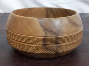 lot 17 image: Turned Wood Bowl