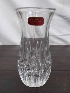 lot 30 image: Gorham Full Lead Crystal Vase