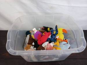 lot 64 image: Bin Of Beanie Babies