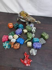 lot 70 image: Collection Of Rock Lords Transforming Toys