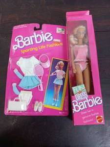 lot 77 image: Barbie Doll And Accessories