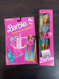 lot 78 image: Barbie Doll And Accessories