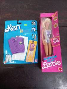 lot 81 image: Barbie Doll And Accessories