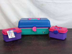 lot 133 image: Three Cosmetic Organizers
