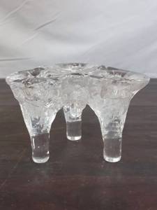 lot 152 image: Vintage Costa Boda Icicle Candleholder