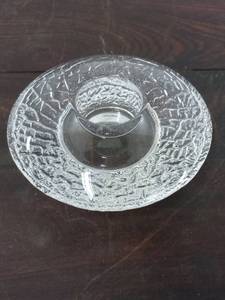 lot 160 image: Vintage Orrefors Clear Crystal Votive