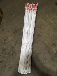 lot 8 image: Lot of Frost King AluminumKerfs Door Set in White  (35 Pieces) Customer Returns See Pictures